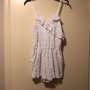 Girls lace romper